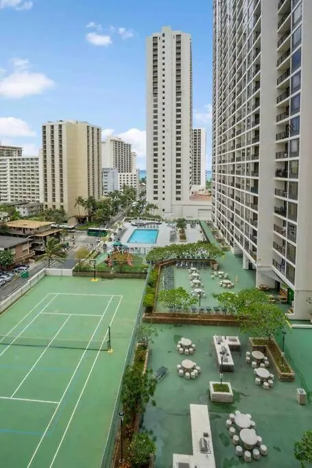 檀香山Ho'Omaluhia High Floor Ocean View, Free Parking公寓 檀香山